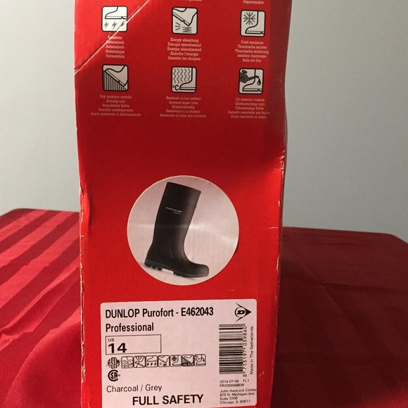 New Dunlop Purofort E462043 Professional Full Safety Boot - Size 14 US main image 6